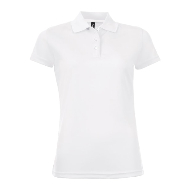 SOLS Dam/Dam Artist Kortärmad Pique Polo Shirt L Wh White L