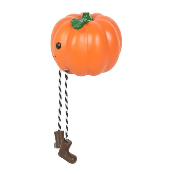 Something Different Söt Leende Pumpa Prydnad En Storlek Orange Orange/Brown One Size