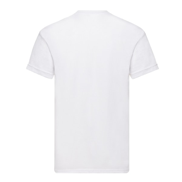 Fruit of the Loom Unisex Värde T-shirt 4XL Vit White 4XL