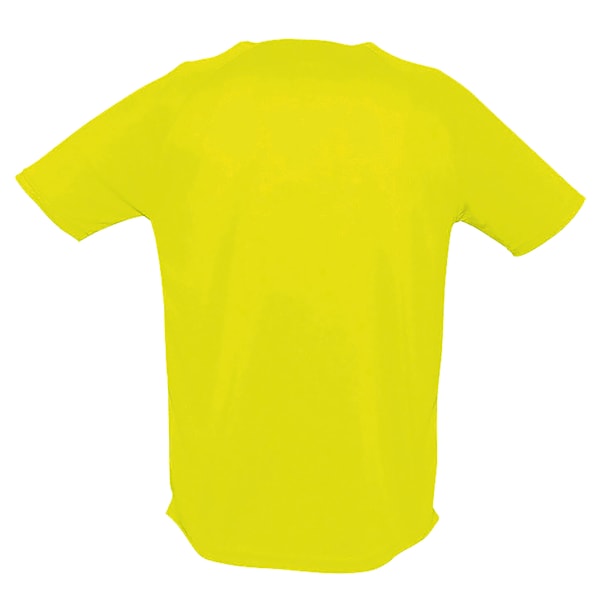 SOLS Herr Sporty Kortärmad Performance T-Shirt 3XL Neon Gul Neon Yellow 3XL