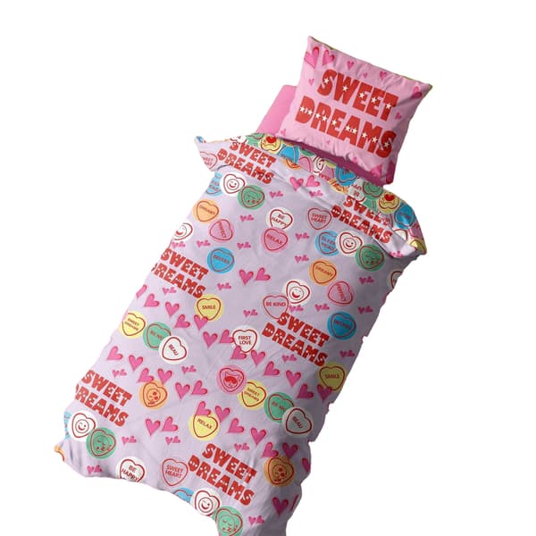 K Collection Sweet Dreams Rotary Panel Påslakanset Dubbel Multico Multicoloured Double