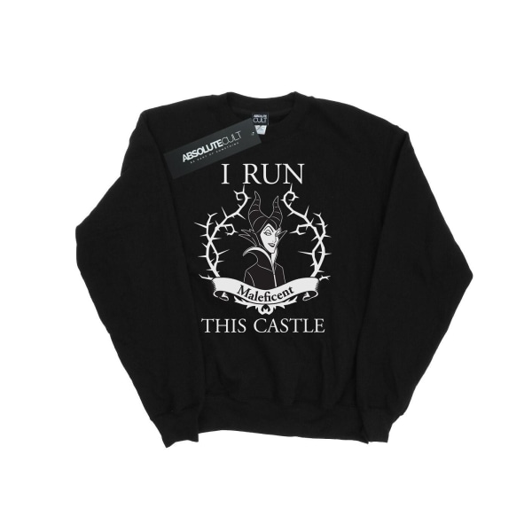 Disney Mens Maleficent I Run This Castle Sweatshirt L Svart Black L