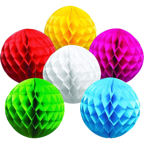 Boland Paper Honeycomb Hängdekoration (Pack om 6) One Size Multicoloured One Size