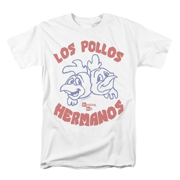 Breaking Bad Herr Los Pollos Hermanos T-Shirt 5XL Vit White 5XL