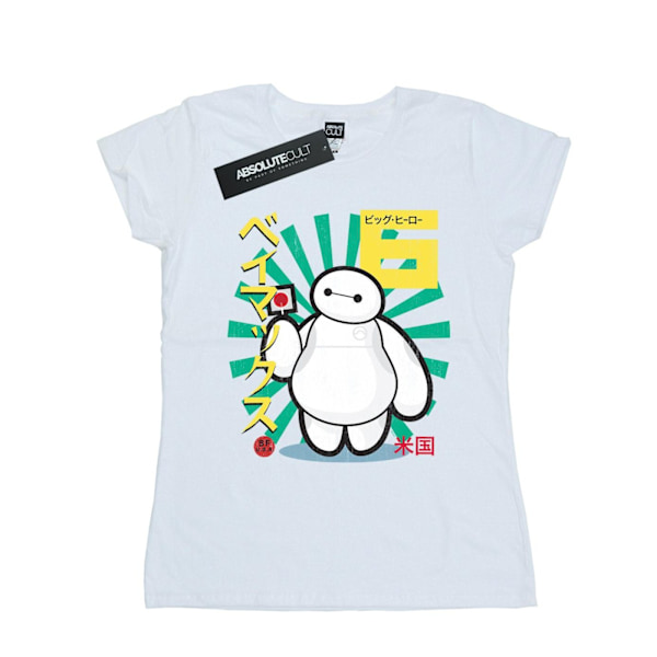 Disney Dam/Kvinnor Big Hero 6 Baymax Lollypop Bomull T-shirt White M