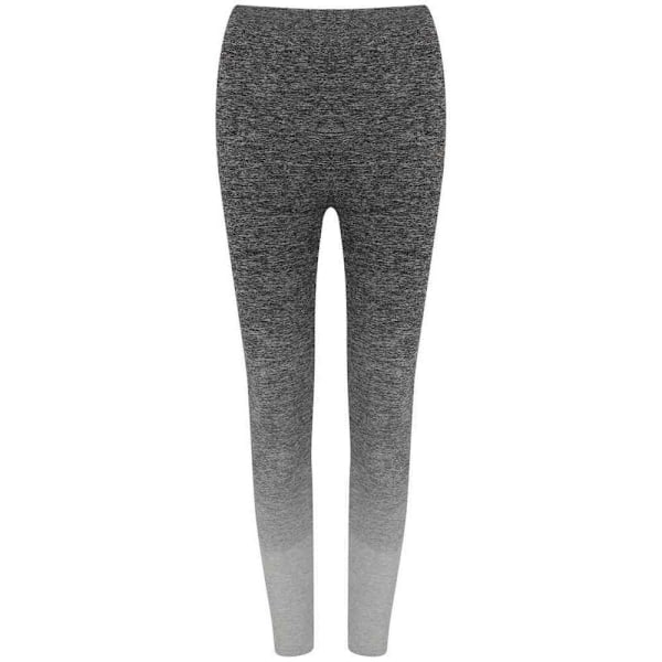 Tombo Dam/Kvinnor Fade Seamless Leggings 14 UK - 16 UK Mörk G Dark Grey/Light Grey Marl 14 UK - 16 UK