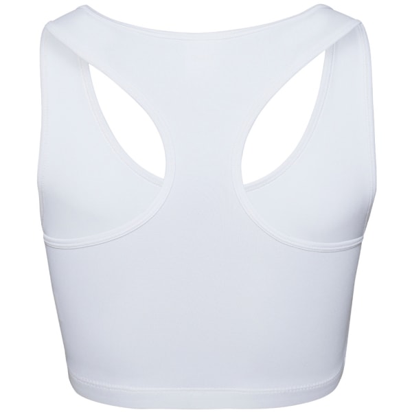 AWDis Just Cool Dam/Kvinnor Ärmlös Girlie Sports Crop Top Arctic White XL