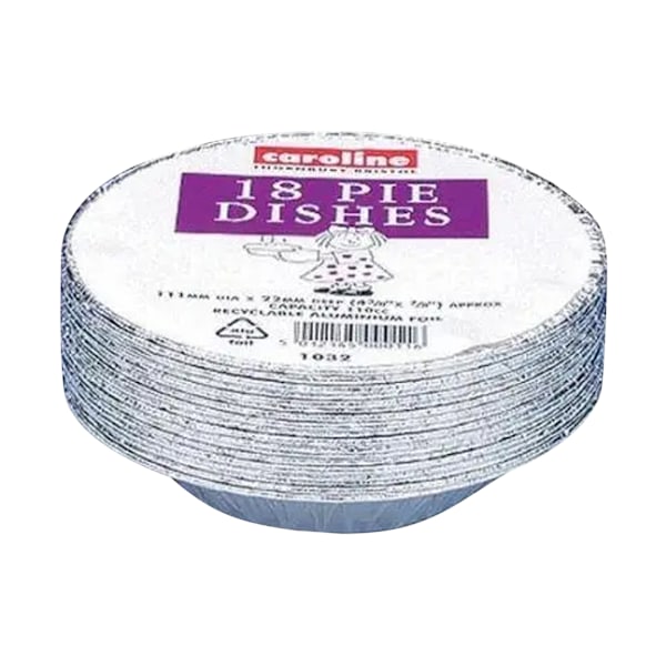 Caroline engångspajform (18-pack) One Size Silver Silver One Size