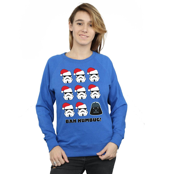 Star Wars Dam/Damer Jul Humbug Sweatshirt XL Royal Blå Royal Blue XL