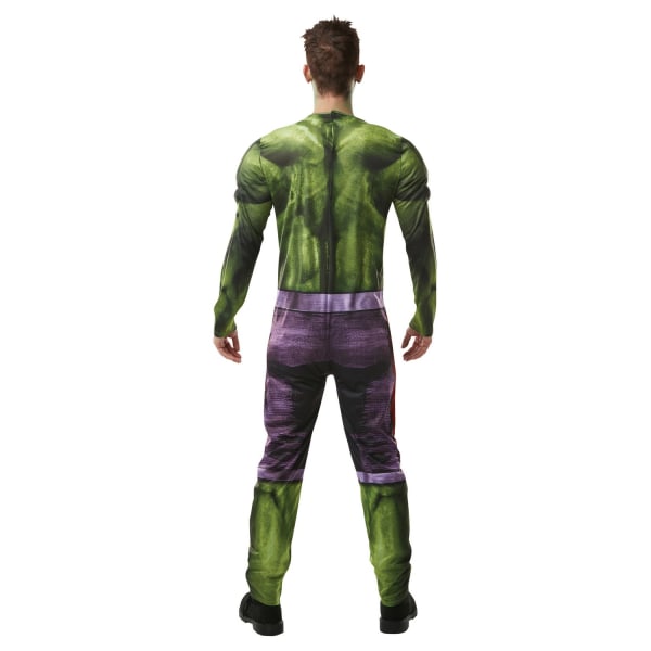 Hulk Herr Deluxe Costume XL Grön/Lila Green/Purple XL
