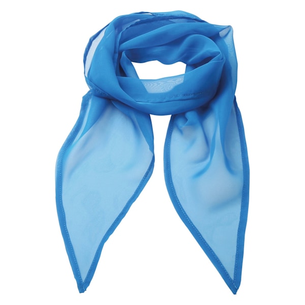 Premier Unisex Vuxen Färger Chiffon Scarf En Storlek Safir Blå Sapphire Blue One Size