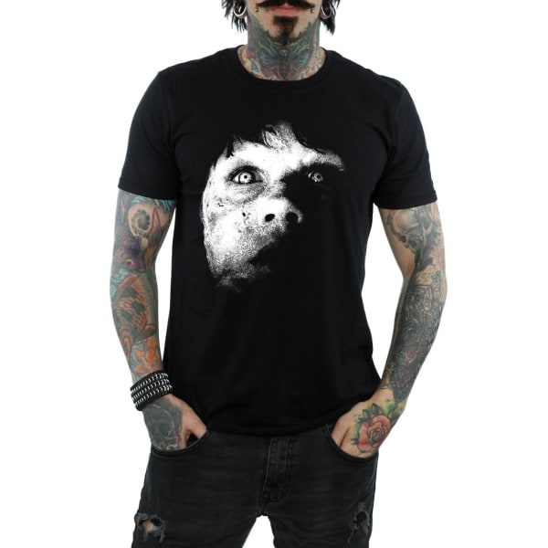 The Exorcist Mens Regan Demon Face T-shirt S Svart Black S