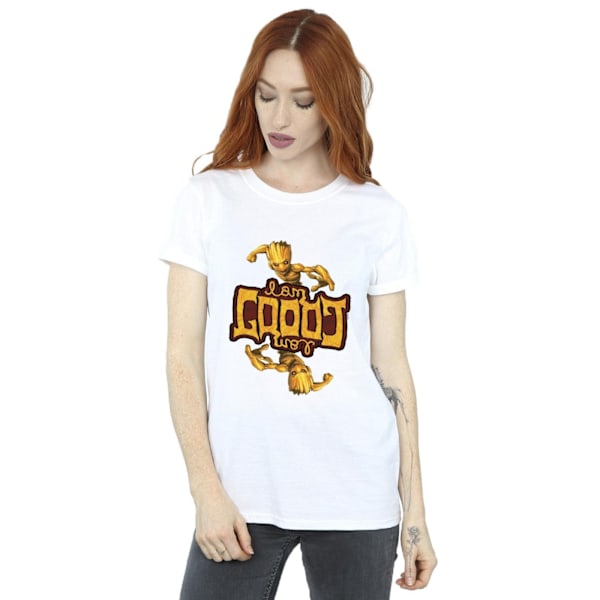 Marvel Dam/Kvinnor Guardians Of The Galaxy Groot Inverted Gra White M