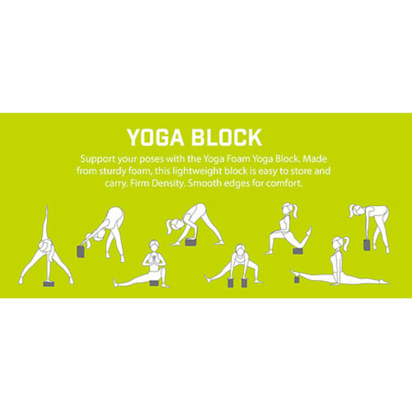 Urban Fitness Equipment Marble Yoga Block One Size Svart/Vit Black/White One Size