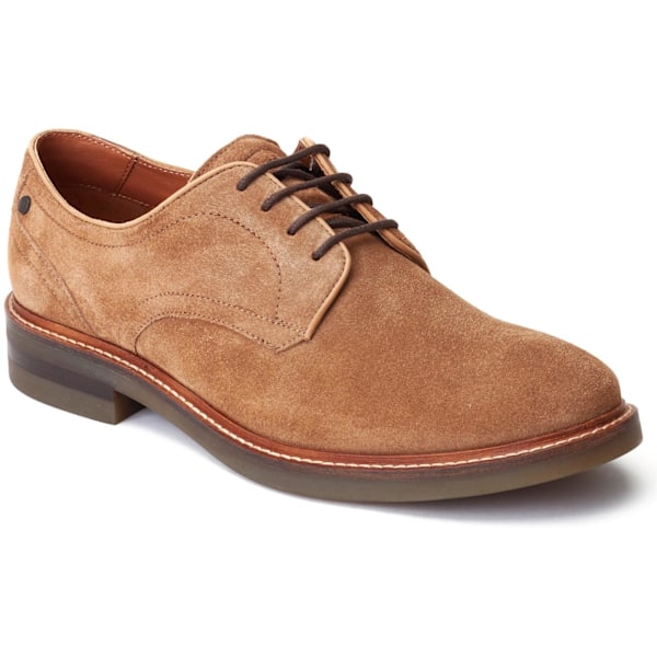 Base London Mawley Derby Skor i Läder för Män 11 UK Ginger Ginger 11 UK