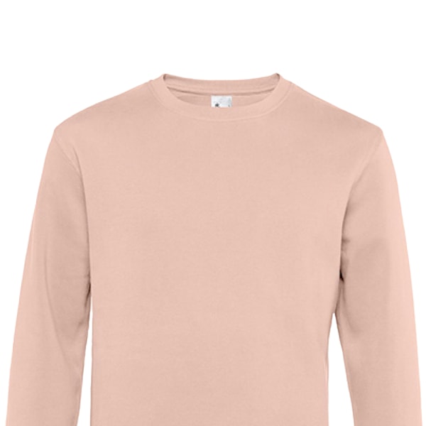 B&C Herr King Sweatshirt S Mjuk Ros Soft Rose S