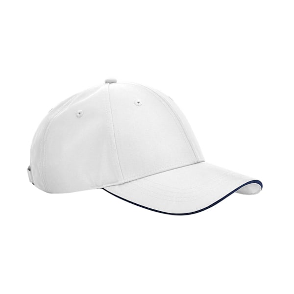 Beechfield Team Sports-Tech keps One Size Vit/Fransk Marinblå White/French Navy One Size