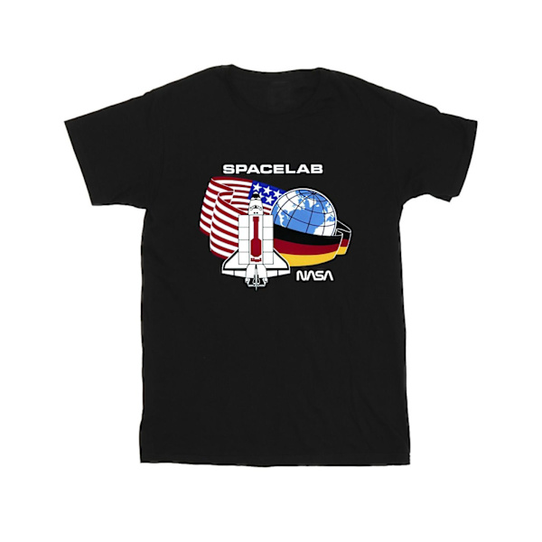 NASA Herr Space Lab T-shirt 4XL Svart Black 4XL