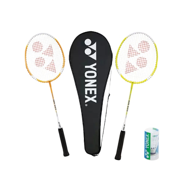 Yonex Badminton Set (5-pack) One Size Gul/Vit/Svart Yellow/White/Black One Size