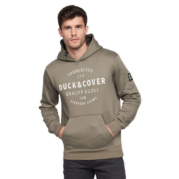 Duck and Cover Herr Stocktons Hoodie S Forest Green Forest Green S