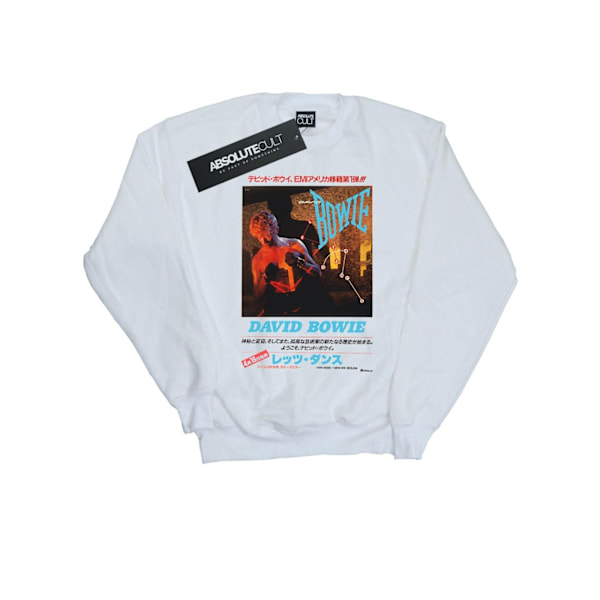 David Bowie Herr Asiatisk Poster Sweatshirt 4XL Vit White 4XL