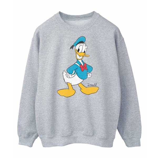 Disney Classic Donald Duck Sweatshirt för män 3XL Sports Grey Sports Grey 3XL