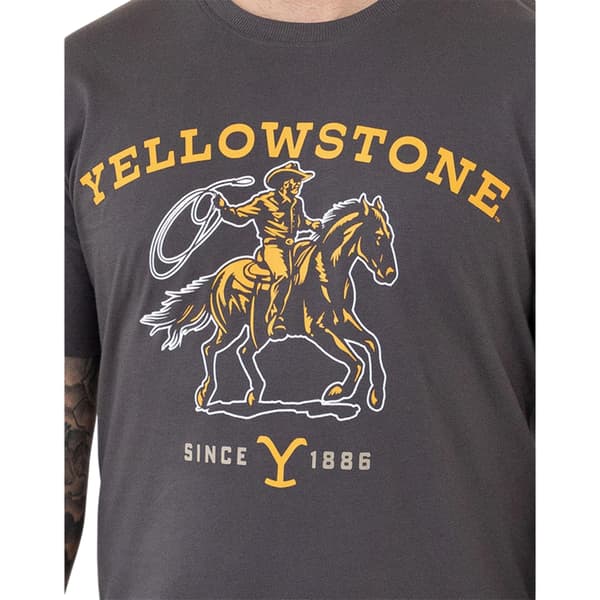 Yellowstone Herrkaraktär Kortärmad Lång Pyjamasset S Grå Grey/Brown S