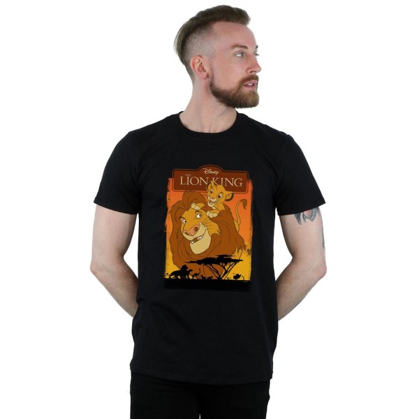 Disney Herr The Lion King Simba Och Mufasa T-shirt S Svart Black S