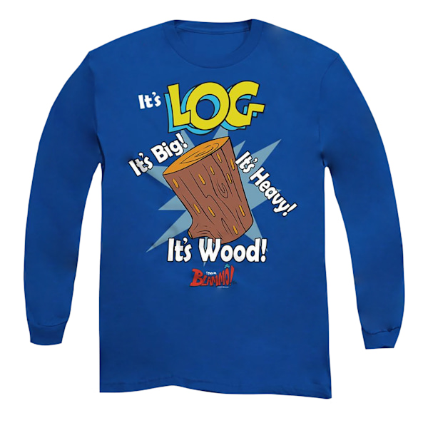 Ren & Stimpy Unisex Vuxen It´s Log T-Shirt S Kungsblå Royal Blue S