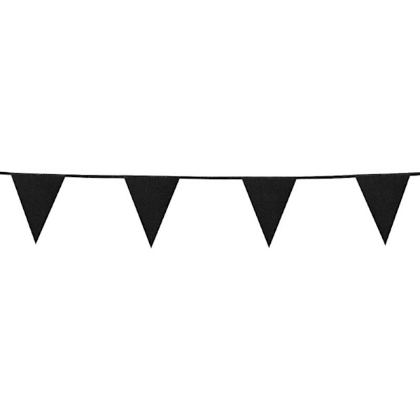 Boland Kartong Glitter Vimpel En Storlek Svart Black One Size
