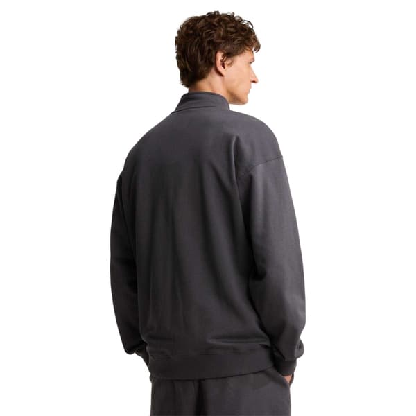 The North Face Mens Essential Quarter Zip Sweatshirt L Anthracite Anthracite Grey L