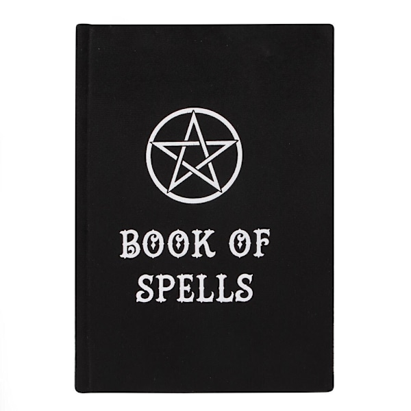 Something Different Book of Spells A5 Notebook One Size Svart/Vit Black/White One Size