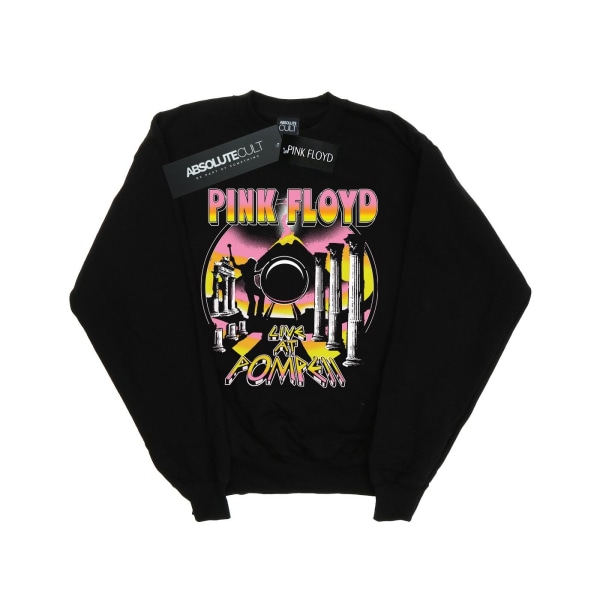 Pink Floyd Womens/Ladies Live At Pompeii Volcano Sweatshirt S B Black S