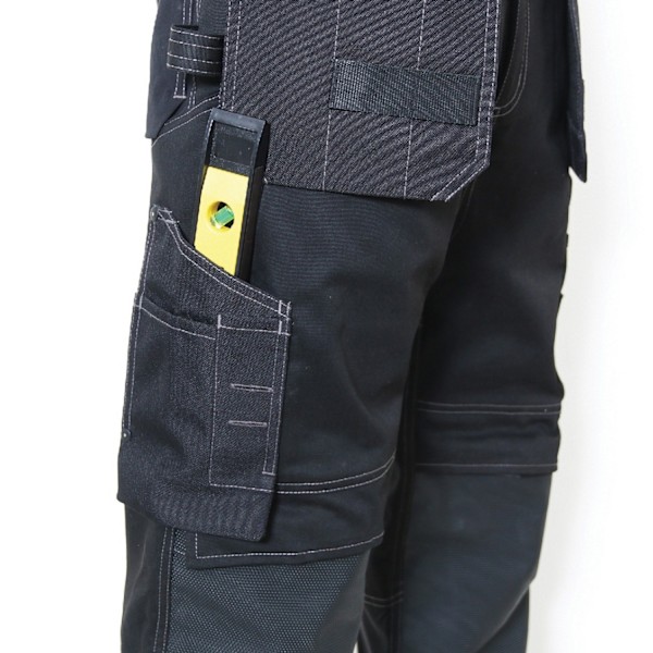 Caterpillar Mens Floor Layer Flex Trouser 40L Svart Black 40L