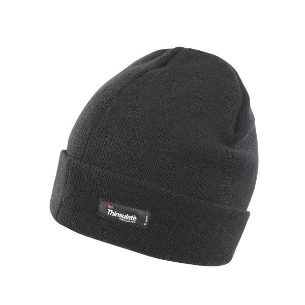 Result Unisex Lätt Termisk Vinter Thinsulate Mössa (3M 40g Black One Size