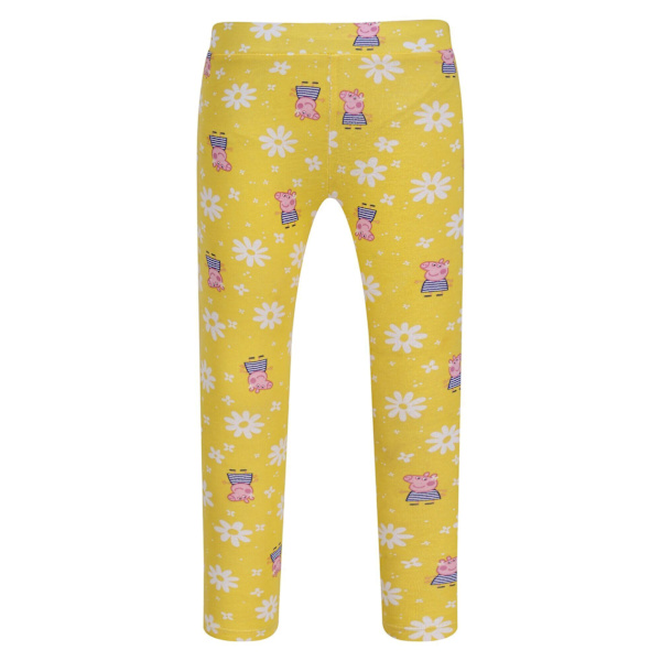 Regatta Barn/Barn Daisy Greta Gris Leggings (2-pack) 36- Maize Yellow/Navy 36-48 Months