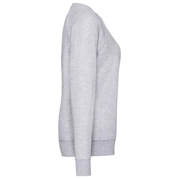 Fruit of the Loom Dam/Dam Lättvikts Raglantröja för Dam Heather Grey 8 UK