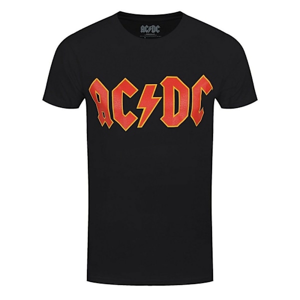 AC/DC Unisex Vuxen Logo T-Shirt L Svart Black L