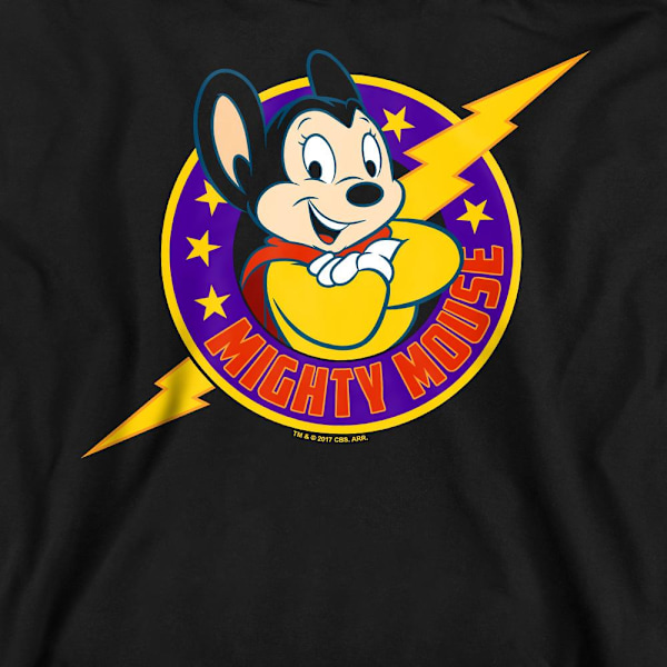 Mighty Mouse Unisex Vuxen Mighty Hero Sweatshirt L Svart Black L