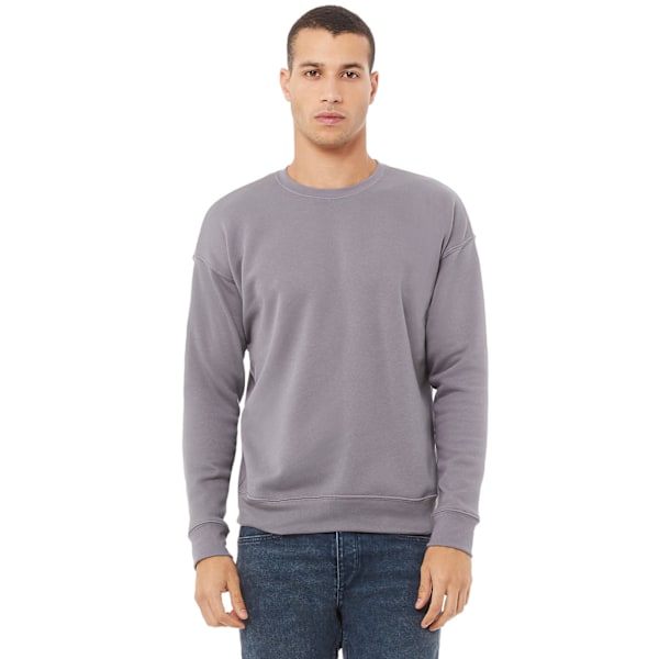 Bella + Canvas Unisex Vuxen Fleece Drop Shoulder Sweatshirt XS Storm XS