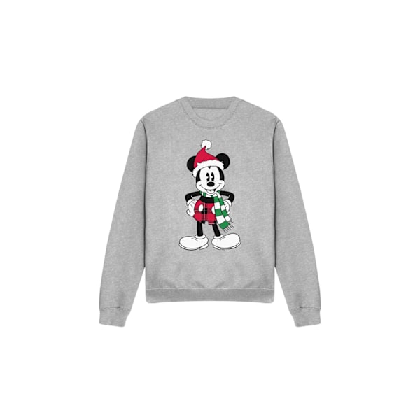 Disney Unisex Vuxen Musse Pigg Tartan Jultröja XL Sport Heather XL