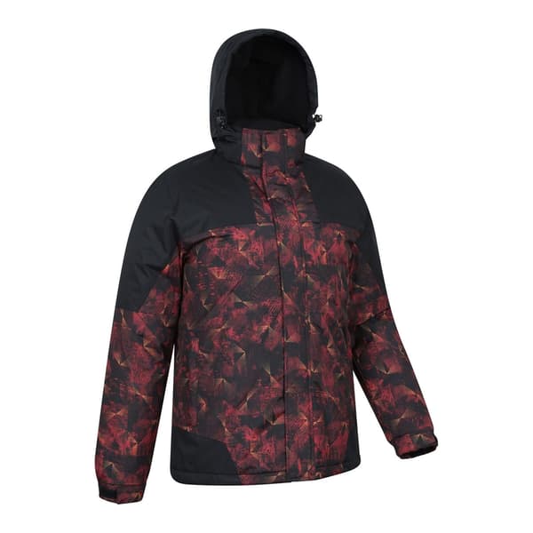 Mountain Warehouse Shadow II tryckt skidjacka för män 3XL Bright Bright Orange 3XL