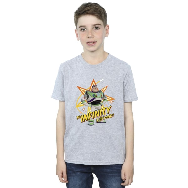 Disney Boys Toy Story Buzz To Infinity T-shirt 5-6 år Sport Sports Grey 5-6 Years