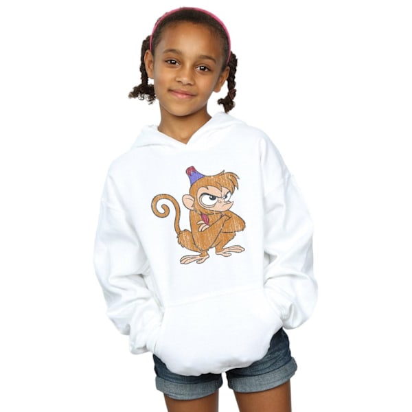 Disney Girls Aladdin Classic Angry Abu Hoodie 12-13 år Vit White 12-13 Years