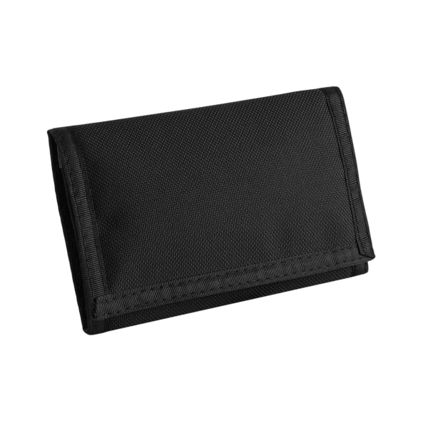 Bagbase Plain Ripper Wallet One Size Svart Black One Size