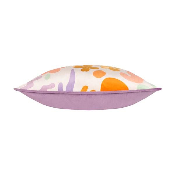 Furn Amelie Sammetskudde med Klotter 43cm x 43cm Flerfärgad Multicoloured 43cm x 43cm