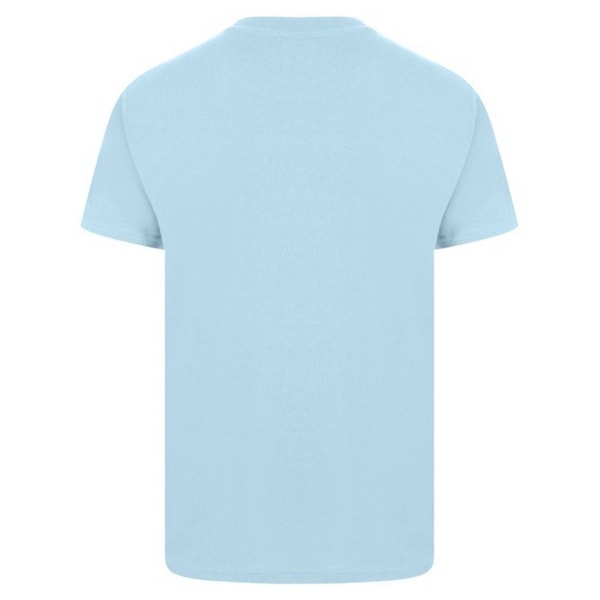 Casual Klassisk Ringspunnen T-shirt för män M Ljusblå Light Blue M