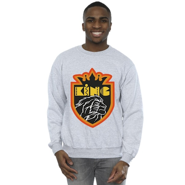Disney Herr The Lion King Crest Sweatshirt L Sports Grey Sports Grey L