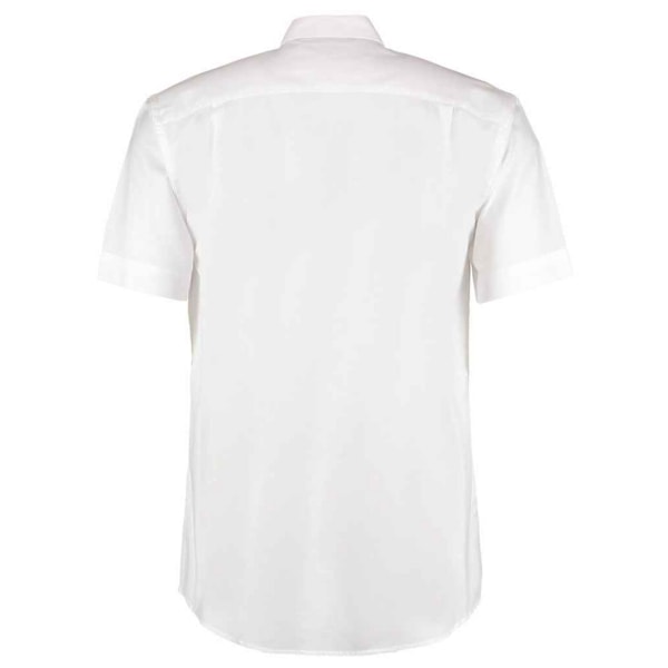 Kustom Kit Herr Workwear Oxford Klassisk Kortärmad Skjorta 15. White 15.5 in