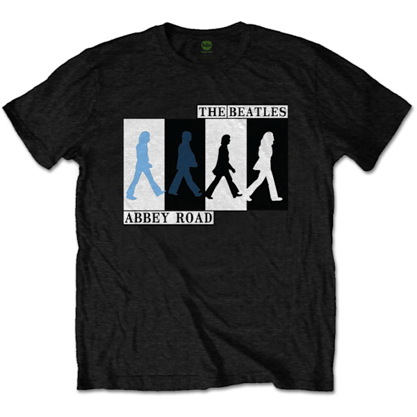 The Beatles Unisex Adult Colours Crossing Abbey Road T-Shirt M Black M